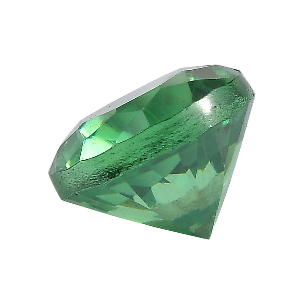 2.29 Ct. Set of 3 Green Cubic Zirconia Loose Gemstones in Round Shape 8062466 2