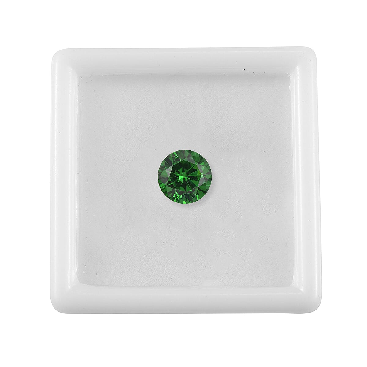 2.93 Ct. Green Cubic Zirconia Loose Gemstone in Round Shape 8062468 3