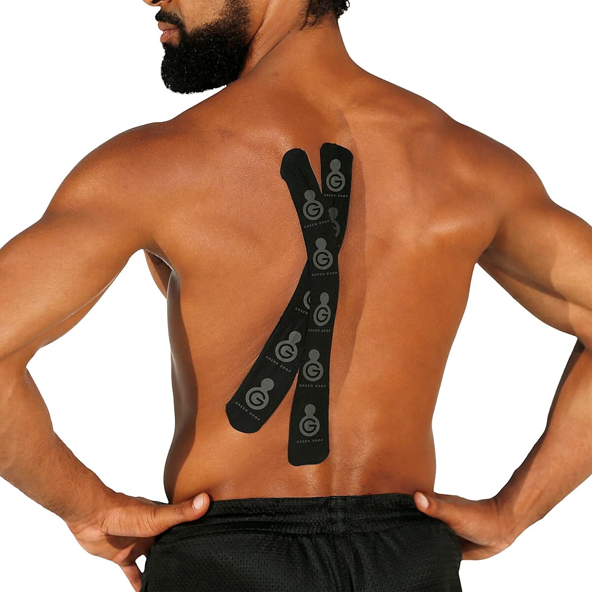 Green Drop Kinesiology Tape - Black 8296043 1