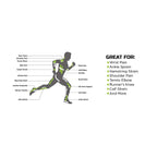 Green Drop Kinesiology Tape - Black