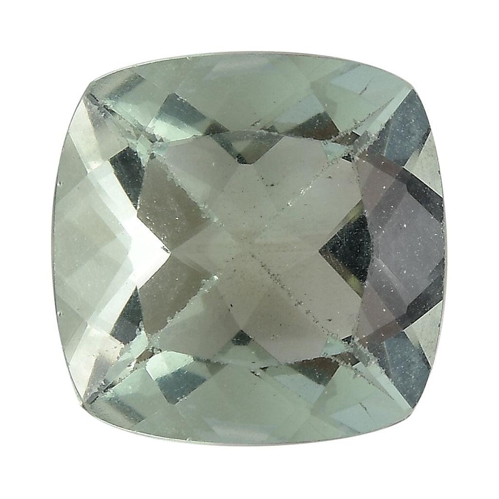 Green Fluorite Cushion 10x10 mm