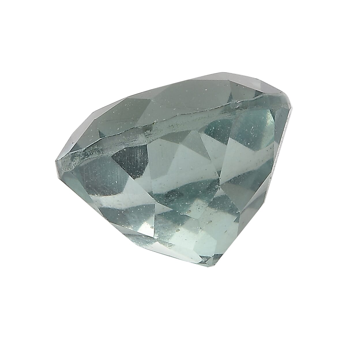 Green Fluorite Loose Gemstone in Round Shape (11mm) 7827329 3