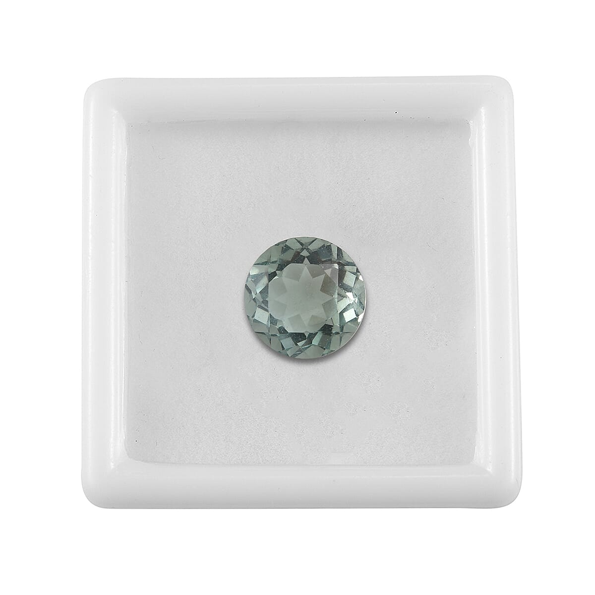 Green Fluorite Loose Gemstone in Round Shape (11mm) 7827329 4