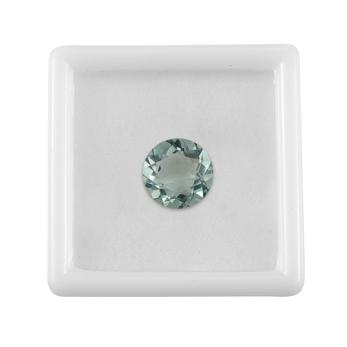 Green Fluorite Loose Gemstone in Round Shape (11mm) 7827333 4