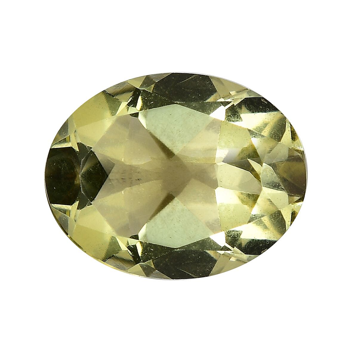 Green Gold Quartz Loose Gemstone in Oval Shape (10x8mm) 7787426 0