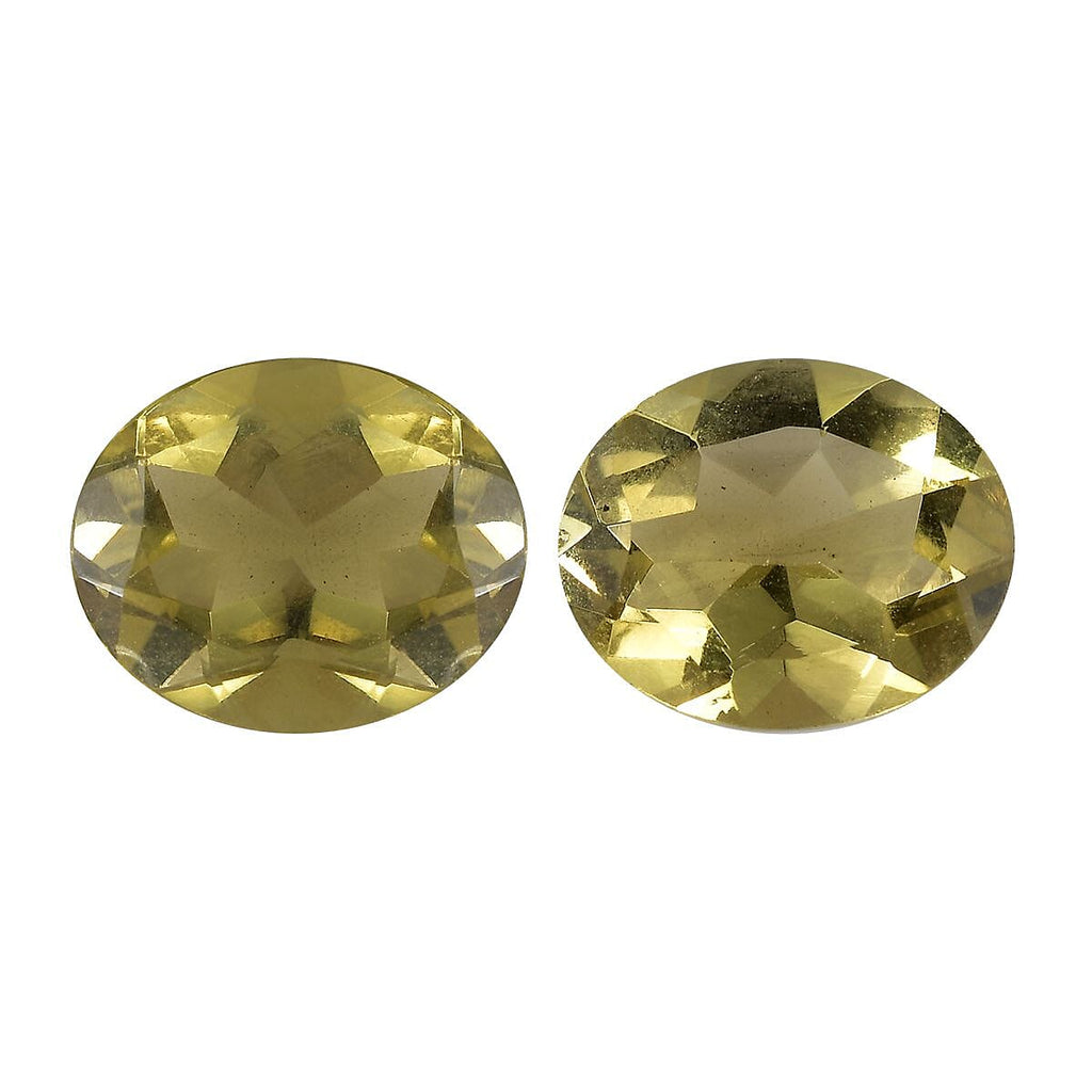 Green Gold Quartz Oval 11x9 mm