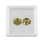Green Gold Quartz Oval 11x9 mm