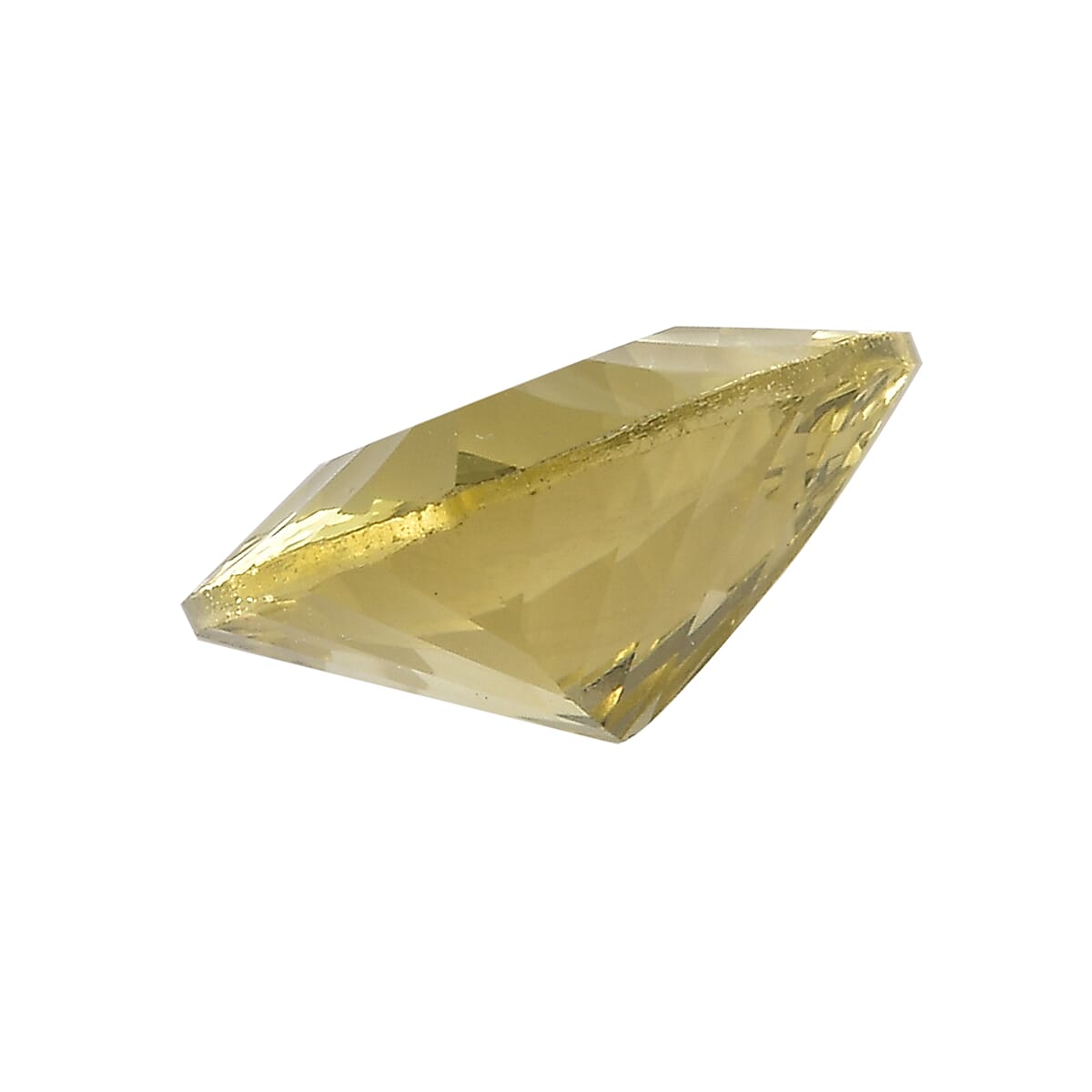 Green Gold Quartz Loose Gemstone in Trillion Shape(12.0mm) 7817186 3