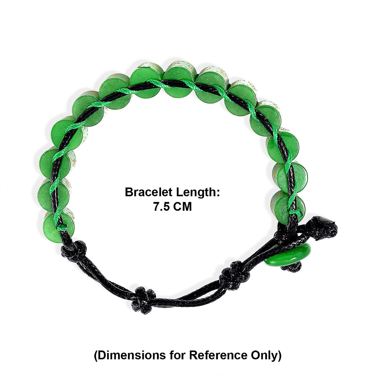 FIRST TIME EVER - Green Jadeite Barrel Feng Shui Bracelet (Size 6-9) 215.00 Ct. 8378330 6
