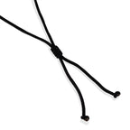 Enhanced Green Jade Beads Curving Cut Necklace (Size - 28) with Adjustable Cotton Thread 85.00 Ct.