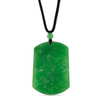 Enhanced Green Jade Beads Necklace (Size - 28) with Adjustable Cotton Thread 110.00 Ct.