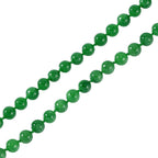 Green Jade Beads Necklace 385.50 Ct (Size 30)