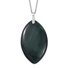 Green Jasper Pendant with Chain (Size 20) 119.18 Ct.