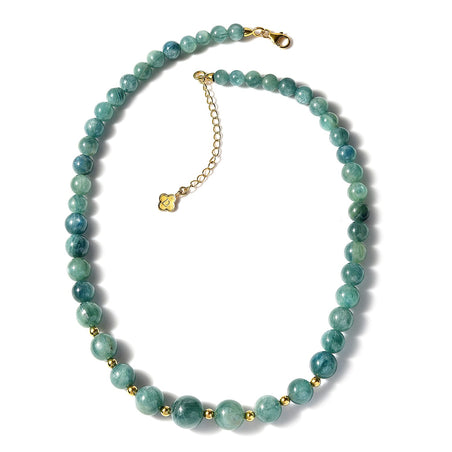 Tony Diniz Collection - Green Kyanite Beads Necklace (Size - 18) in 18K Vermeil Yellow Gold Plated Sterling Silver 315.00 Ct 7798237 1