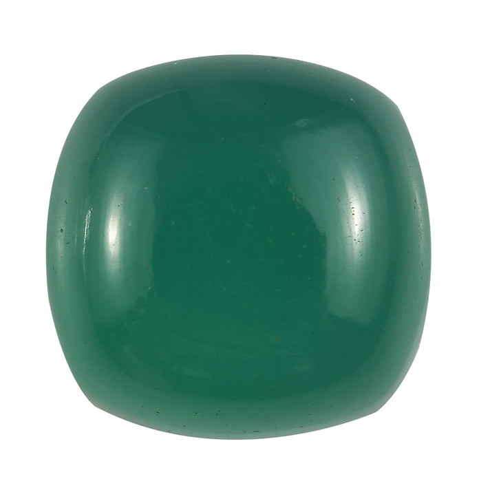 Green Onyx Cushion Cut 11X11 mm Gemstone, 6.21 Ct 8499231 1