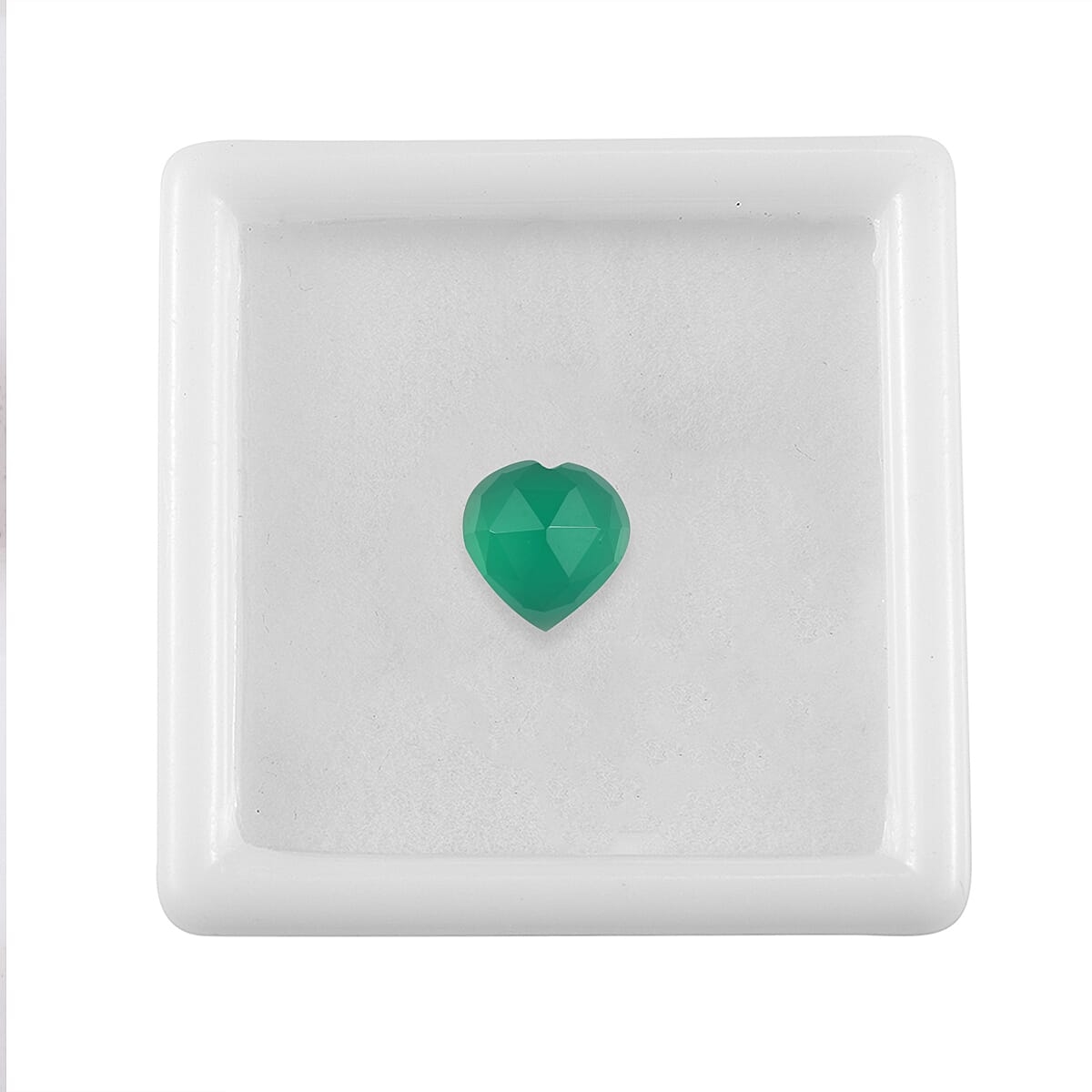 Green Onyx Heart 8 mm Gemstone, 1.82 Ct 8499246 3