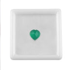 Green Onyx Heart 8 mm Gemstone, 1.82 Ct