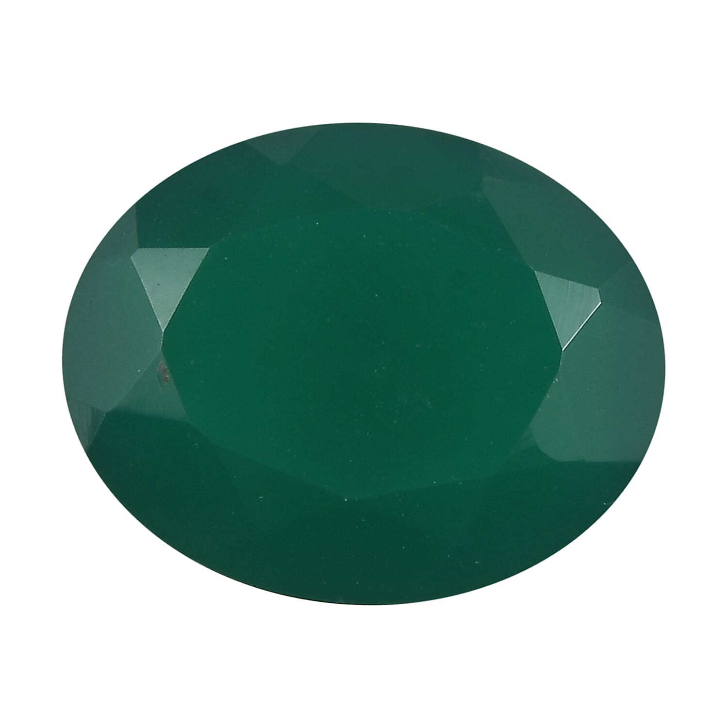 Green Onyx Oval Cut Cut 10X8 mm Gemstone, 2.62 Ct 8499236 0