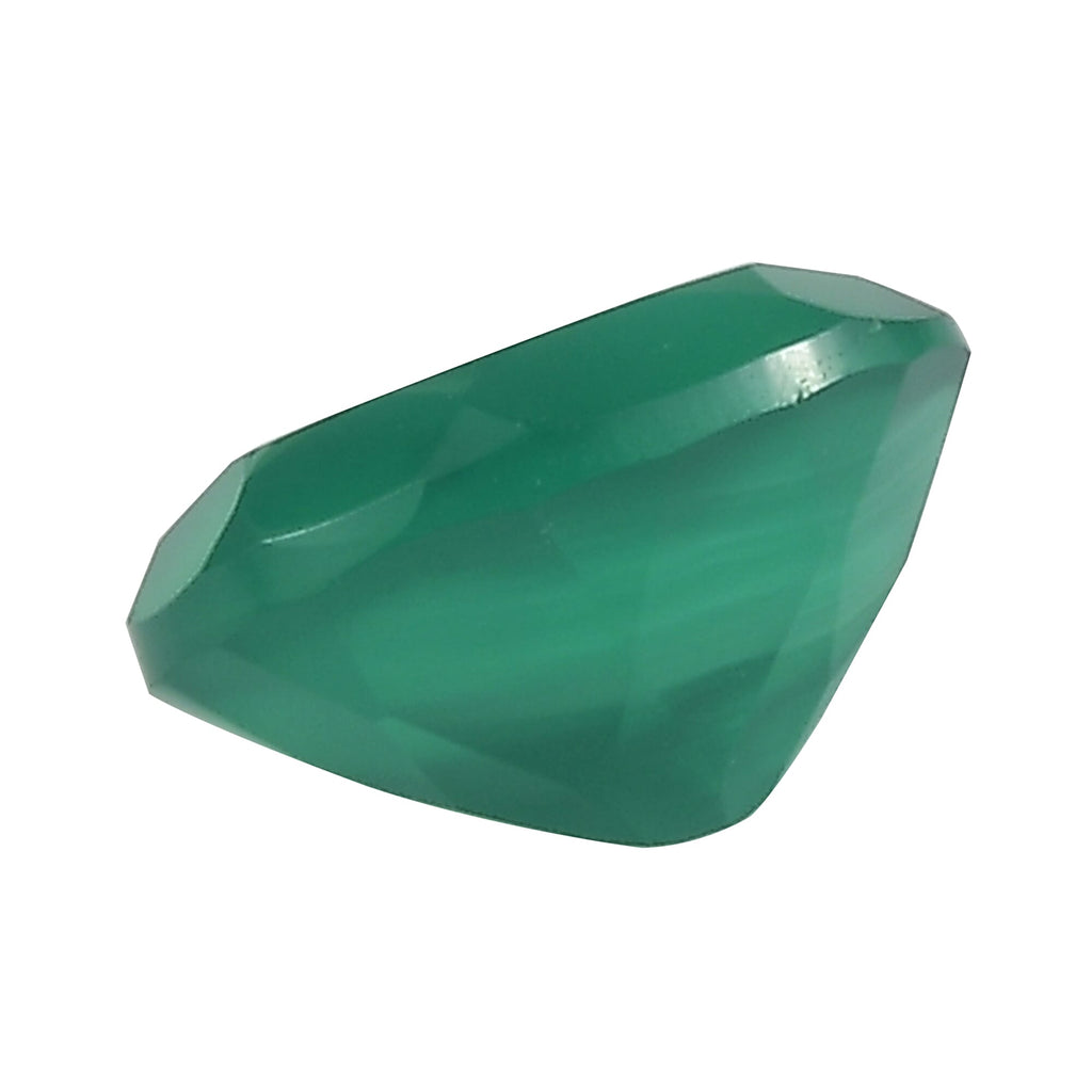 Green Onyx Oval Cut Cut 9X7 mm Gemstone, 1.8 Ct