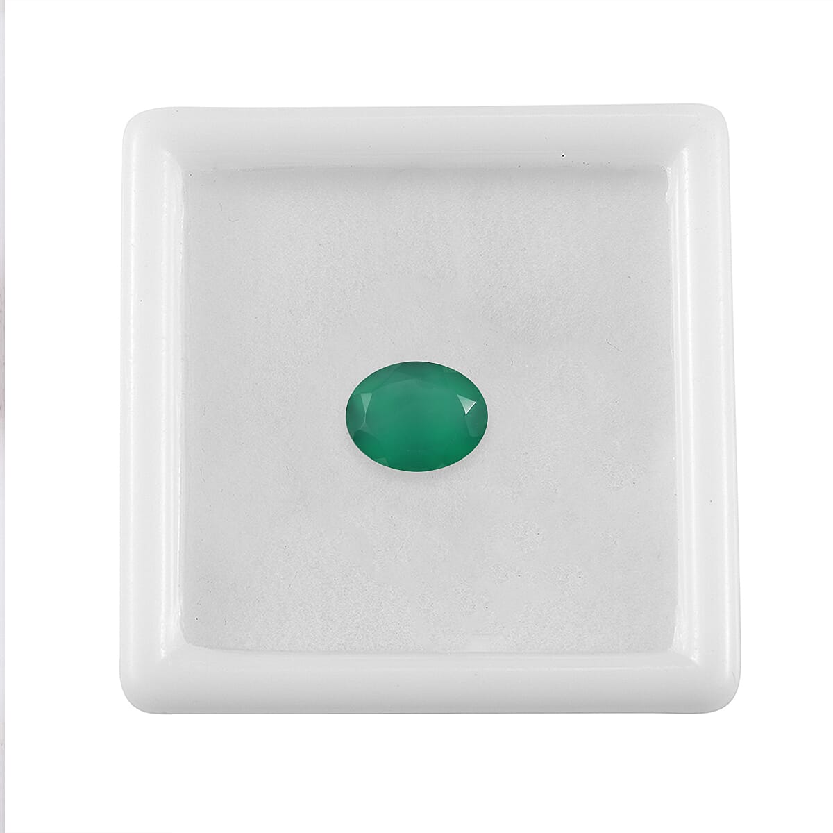 Green Onyx Oval Cut Cut 9X7 mm Gemstone, 1.8 Ct 8499239 3