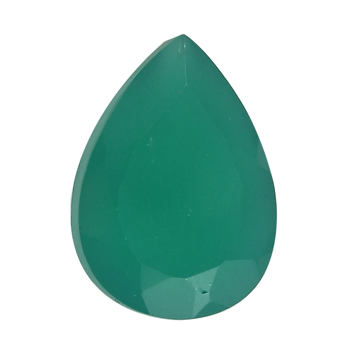 Green Onyx Pear 10X7 mm Gemstone, 1.72 Ct V32513256 0