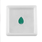 Green Onyx Pear 10X7 mm Gemstone, 1.72 Ct