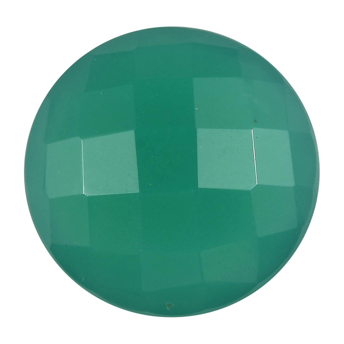 Green Onyx Round 12 mm Gemstone, 5.21 Ct 8499229 0
