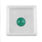 Green Onyx Round 12 mm Gemstone, 5.21 Ct