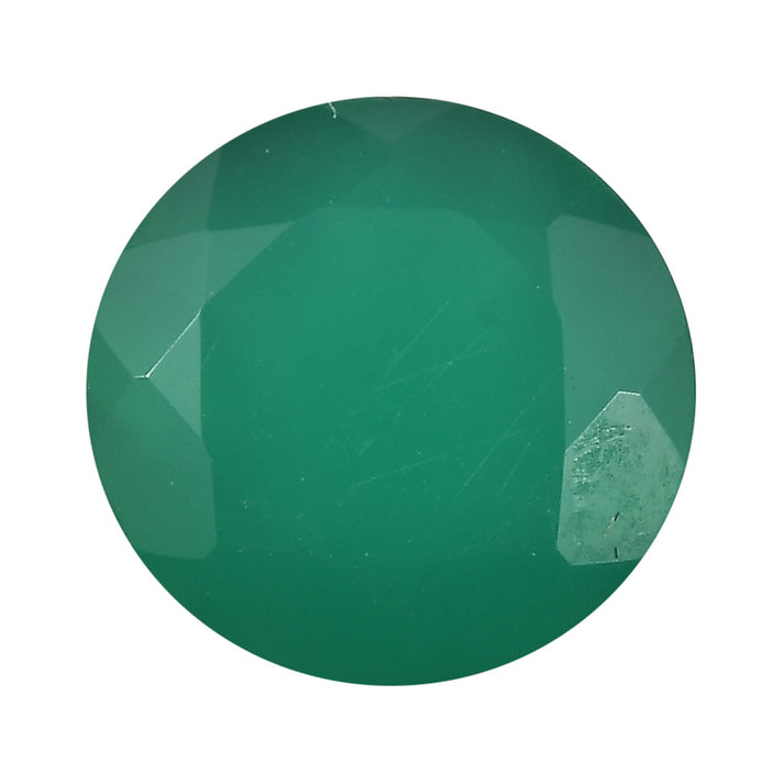 Green Onyx Round 7 mm Gemstone, 1.13 Ct 8499243 1