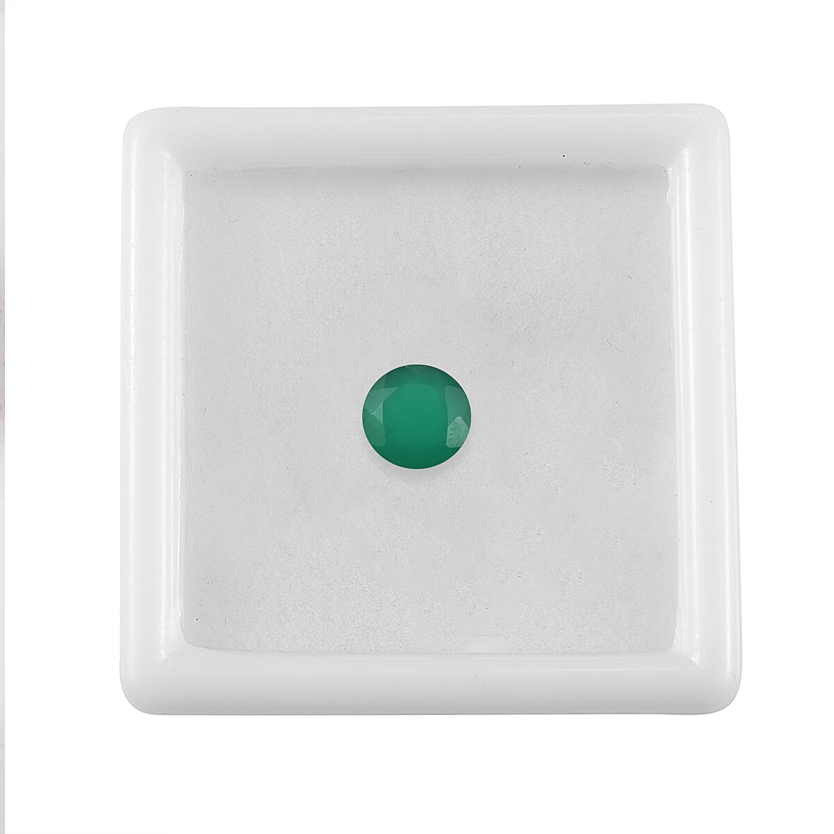 Green Onyx Round 7 mm Gemstone, 1.13 Ct V32512626 3