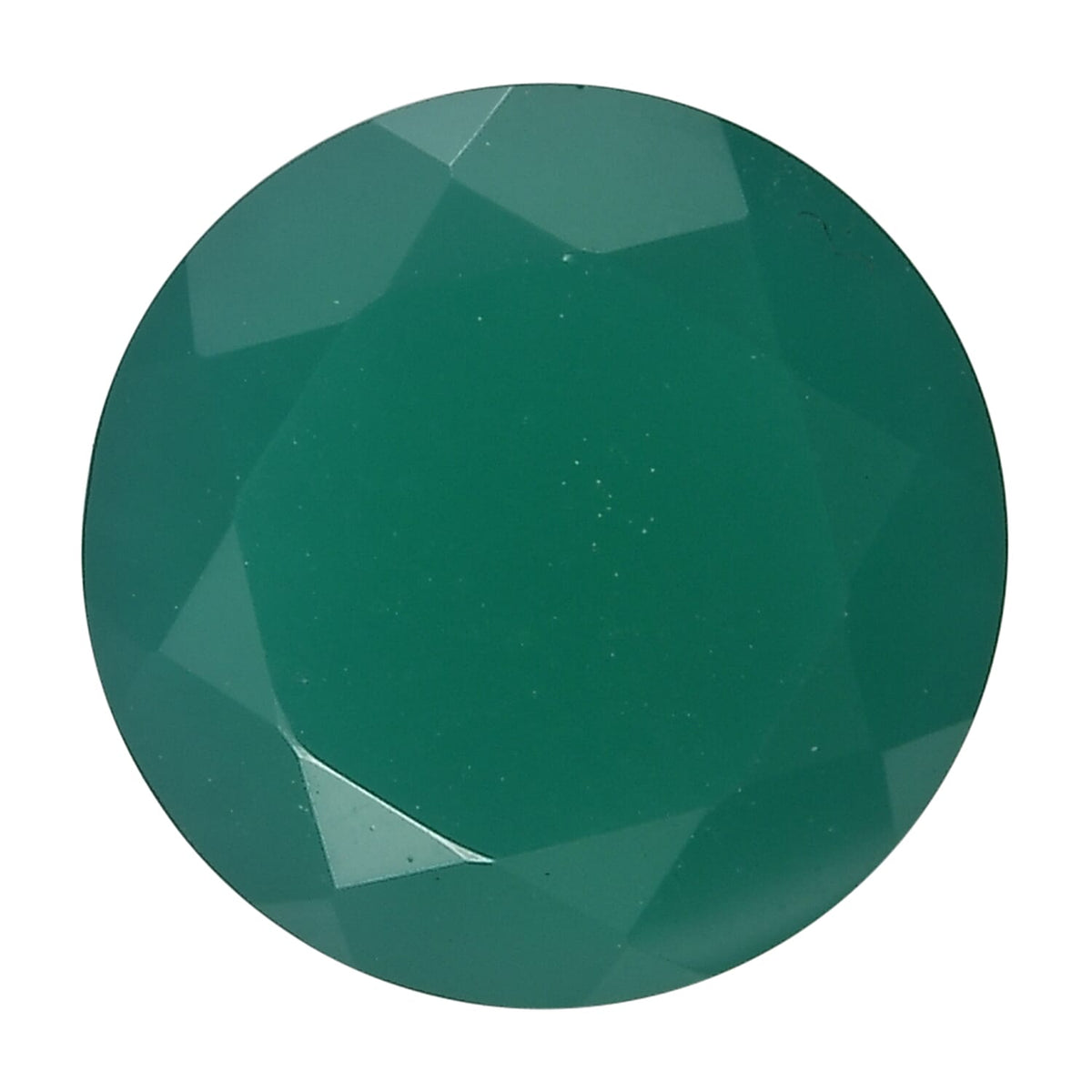 Green Onyx Round 9 mm Gemstone, 2.42 Ct 8499245 0