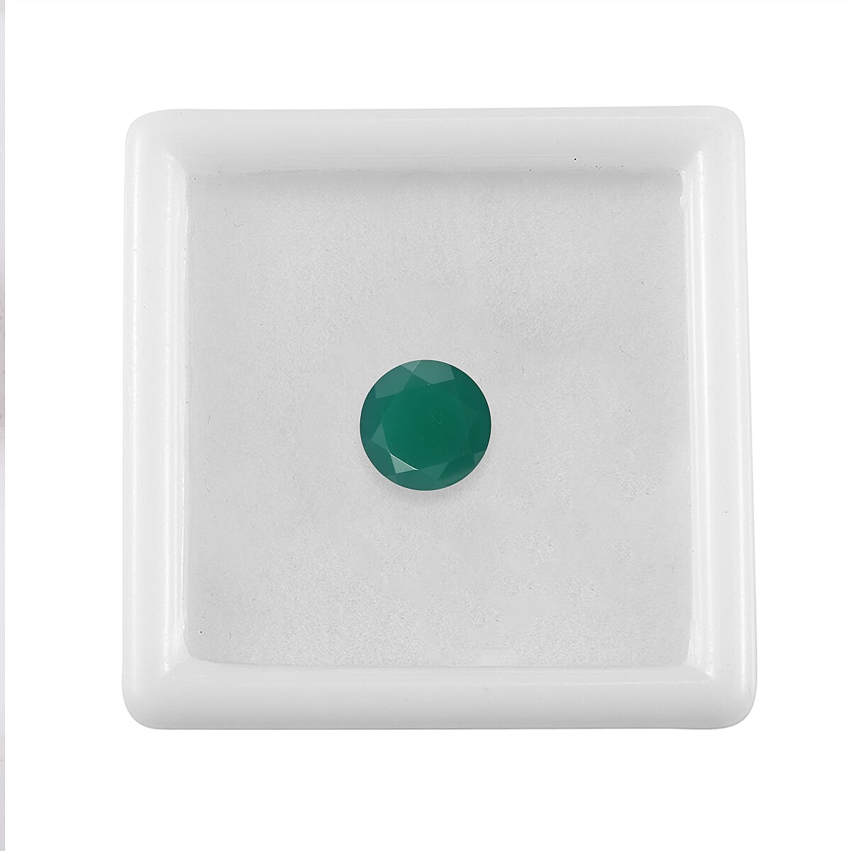Green Onyx Round 9 mm Gemstone, 2.42 Ct 8499245 3