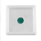 Green Onyx Round 9 mm Gemstone, 2.42 Ct