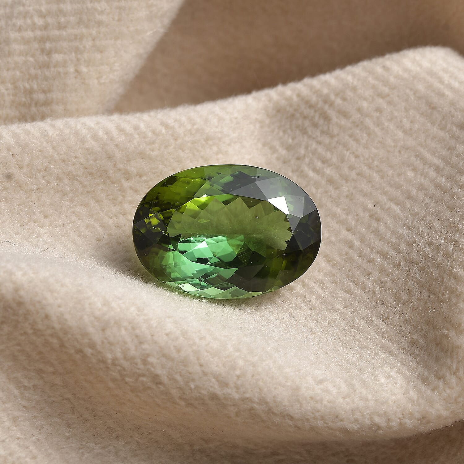 Green Tourmaline Loose Gemstone in Oval Shape (Size Varies) 7990626 6