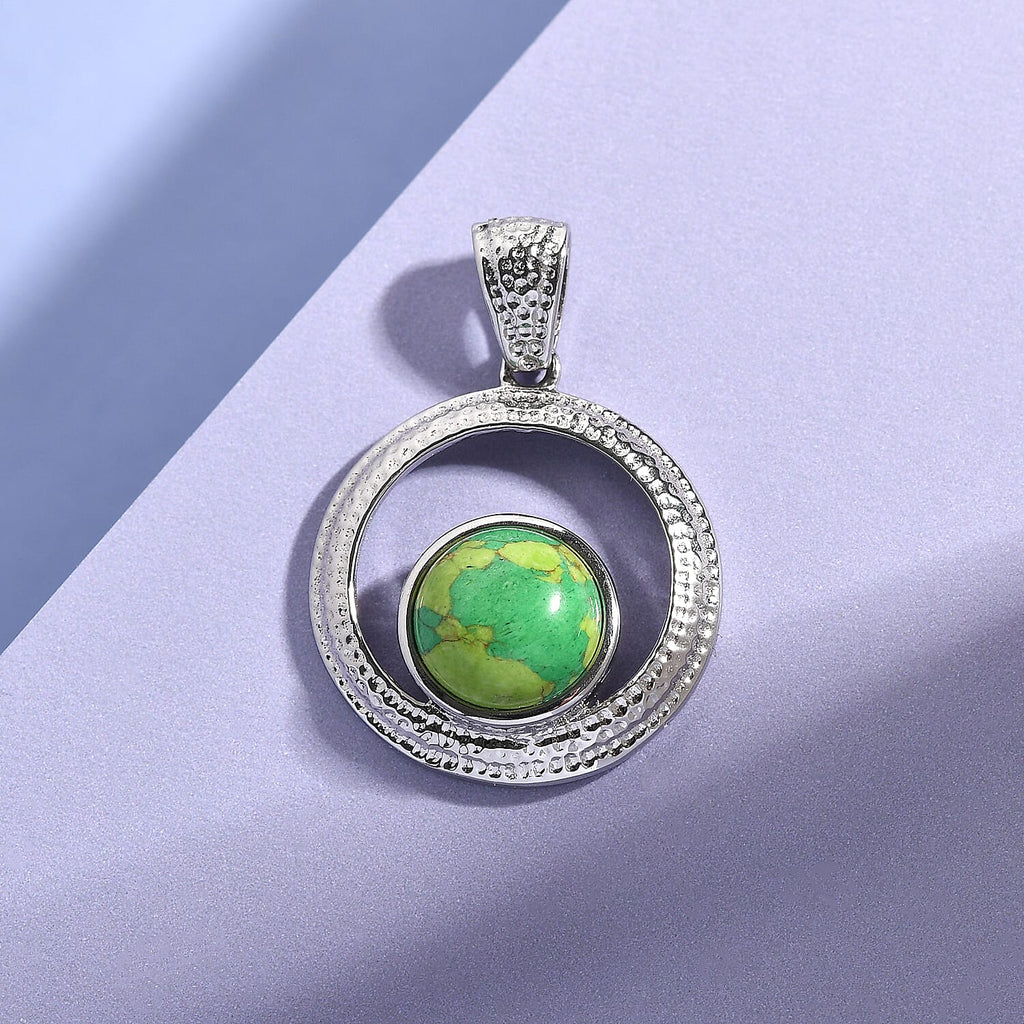 Green Turquoise Pendan 5 Ct.