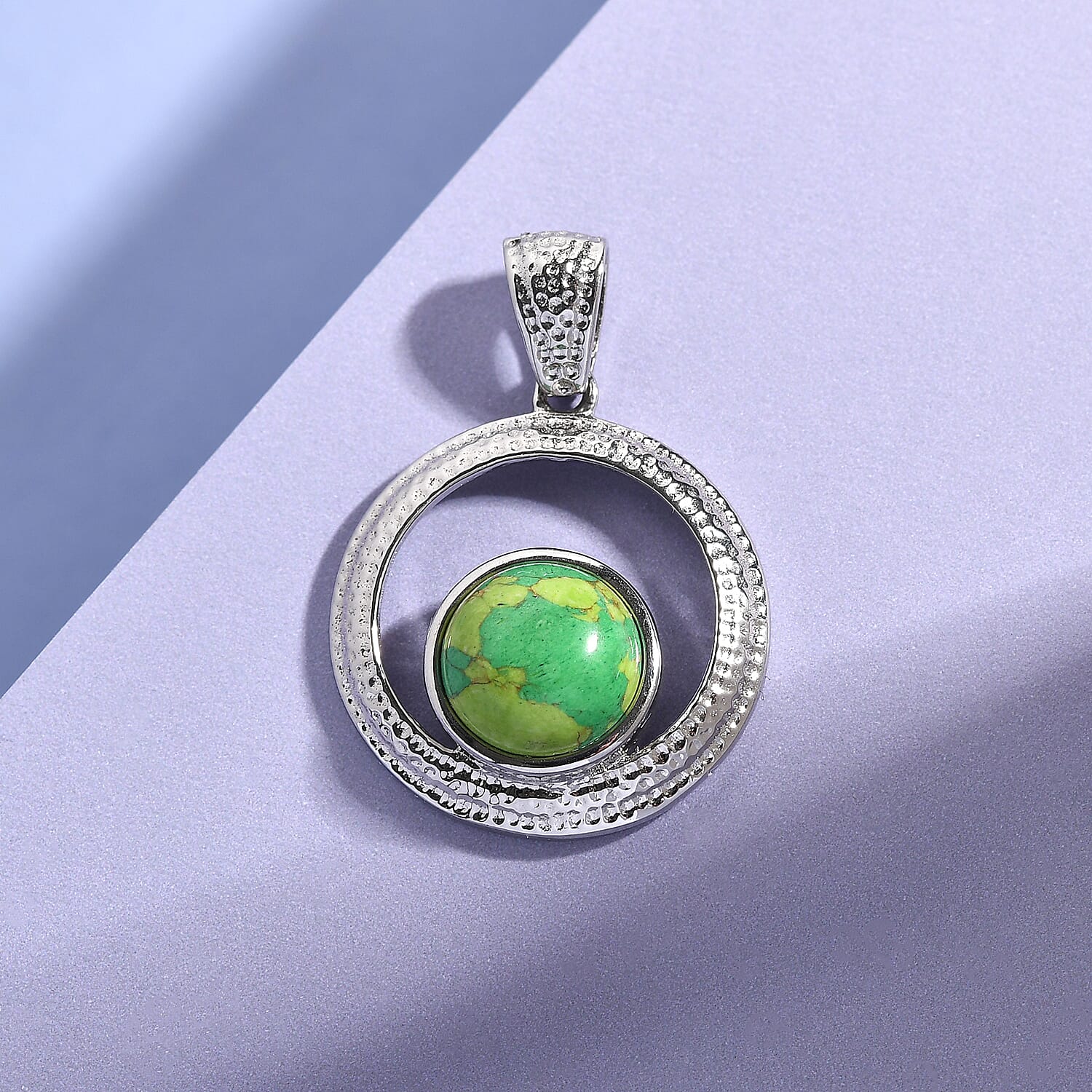 Green Turquoise Pendan 5 Ct. 9033115 2