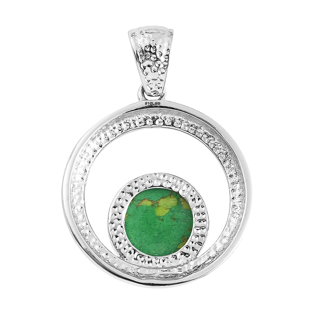 Green Turquoise Pendan 5 Ct.
