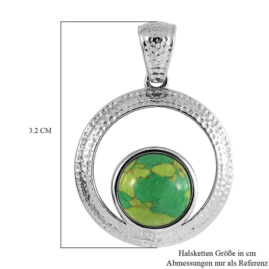 Green Turquoise Pendan 5 Ct.