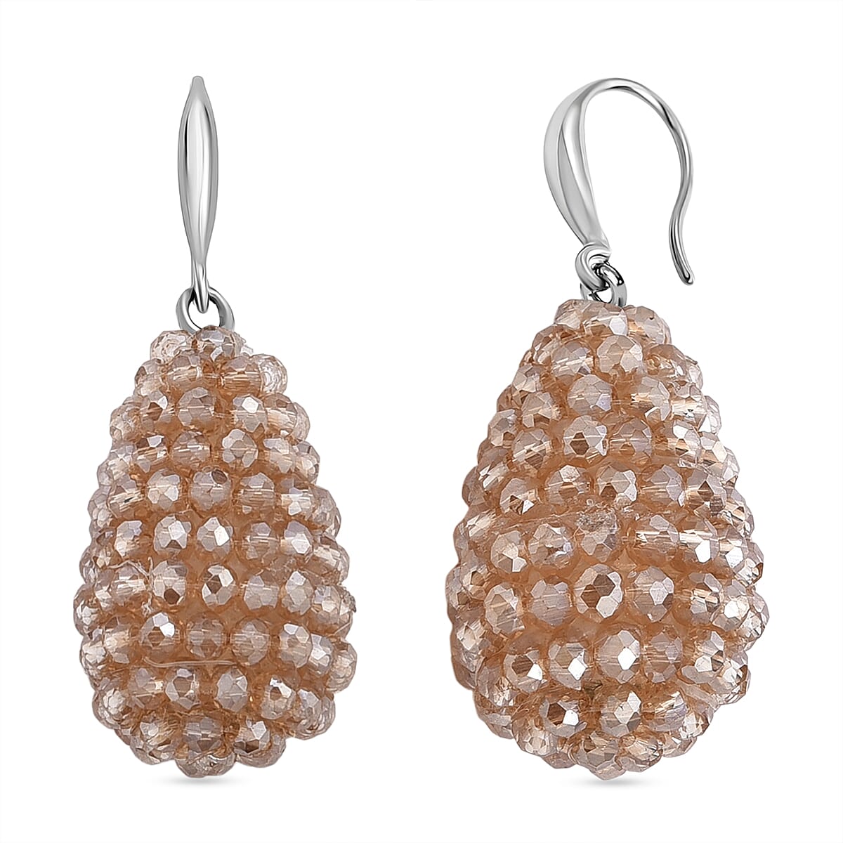 Champagne Crystal Dangling Earring 8334851 0