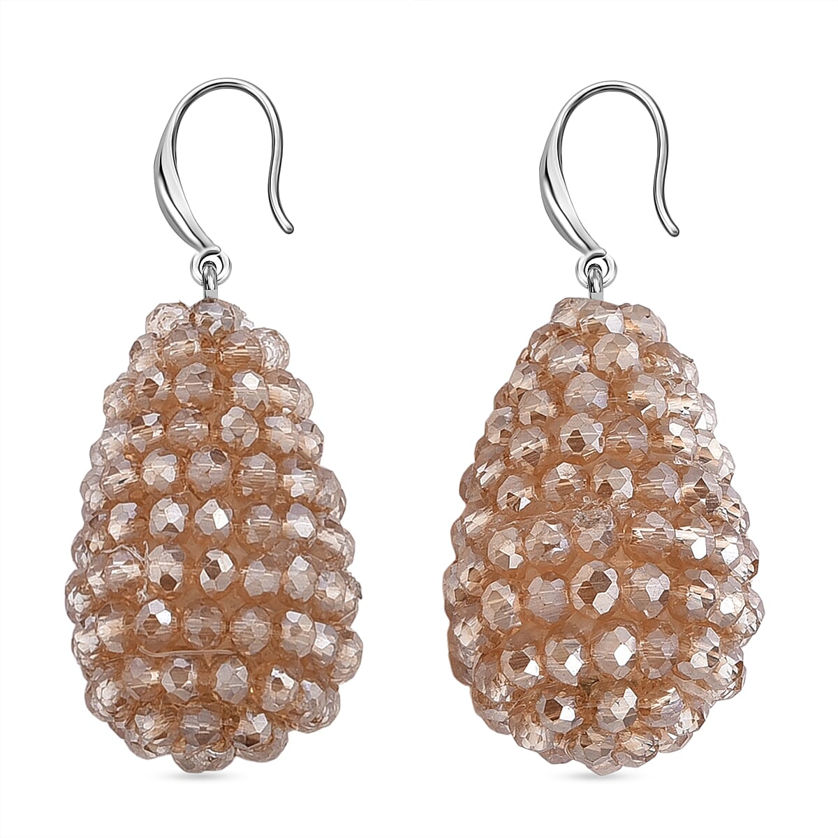 Champagne Crystal Dangling Earring 8334851 4