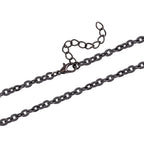 Grey & Neon Green Crystal Necklace (Size - 24)