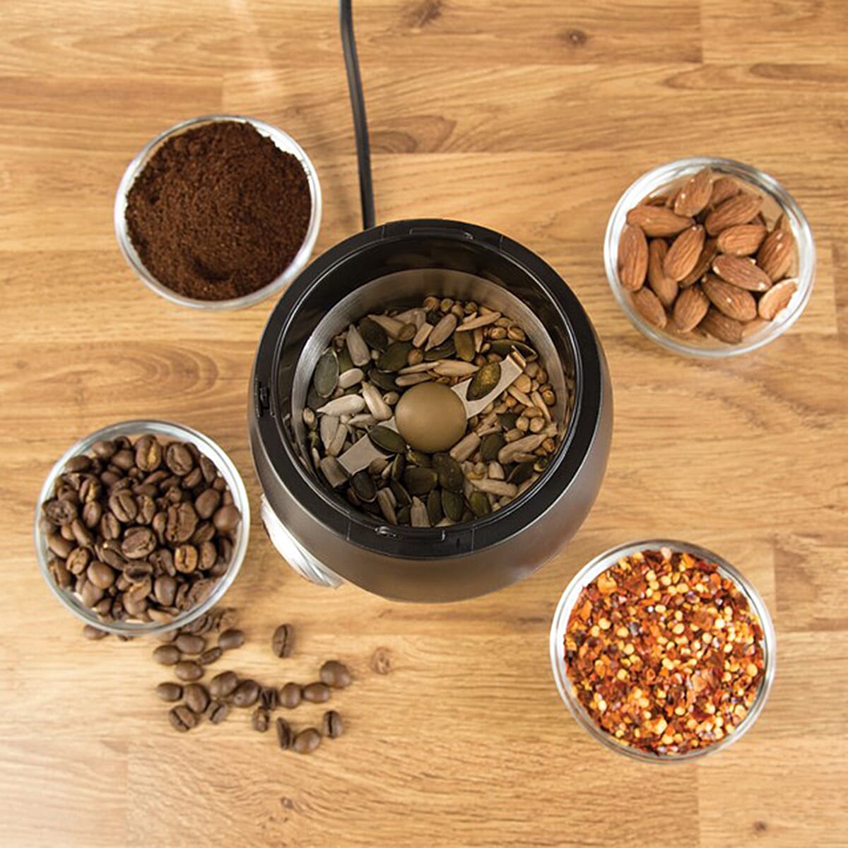 Quest Electric Coffee and Spices Grinder with 50g Capacity (Power 150W) 7765183 2