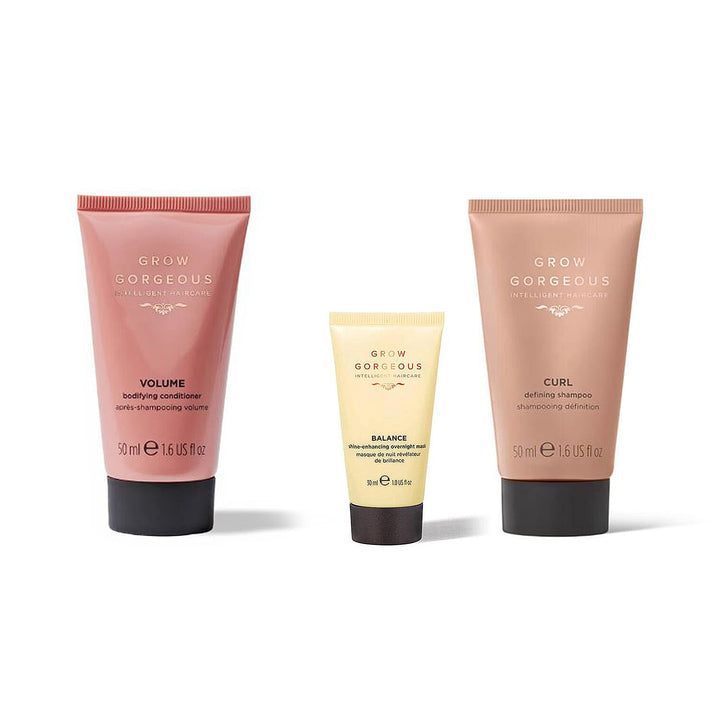 Grow Gorgeous Curl Care Christmas Gift Set â€“ Complete Haircare and Scalp Treatment 221280985 1