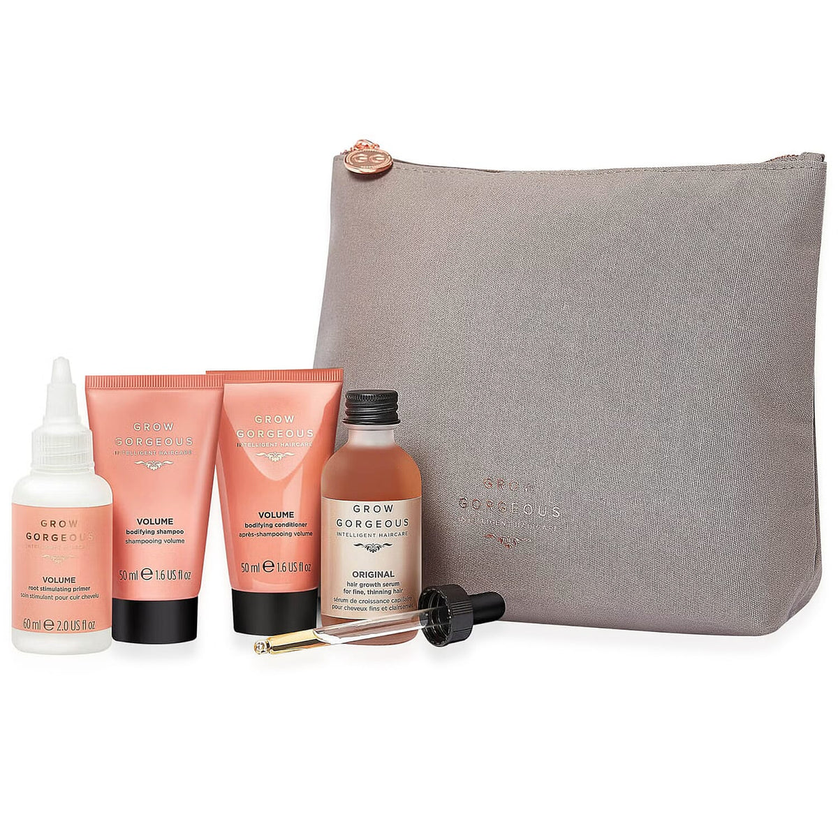 Grow Gorgeous Volume Growth Discovery Kit (Serum, Shampoo, Conditioner and Primer) 7953338 0