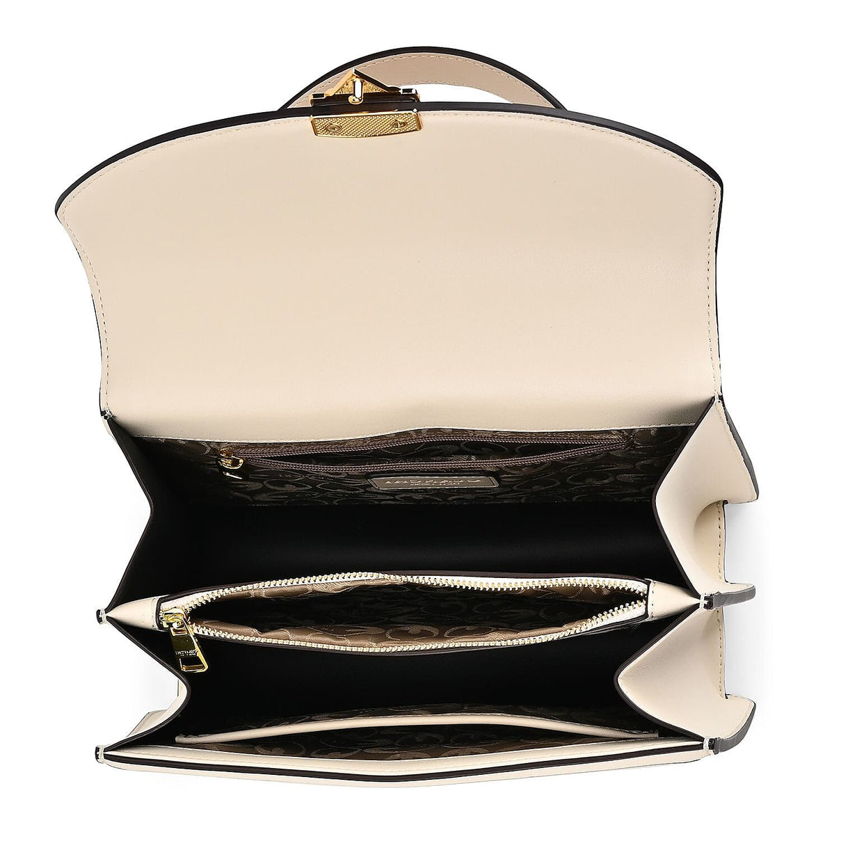 Guanchi Crossbody Bag with Handle Drop &amp; Shoulder Strap - Off White 7671273 4
