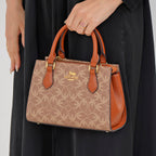 Guanchi Crossbody Bag with Handle Drop - Brown