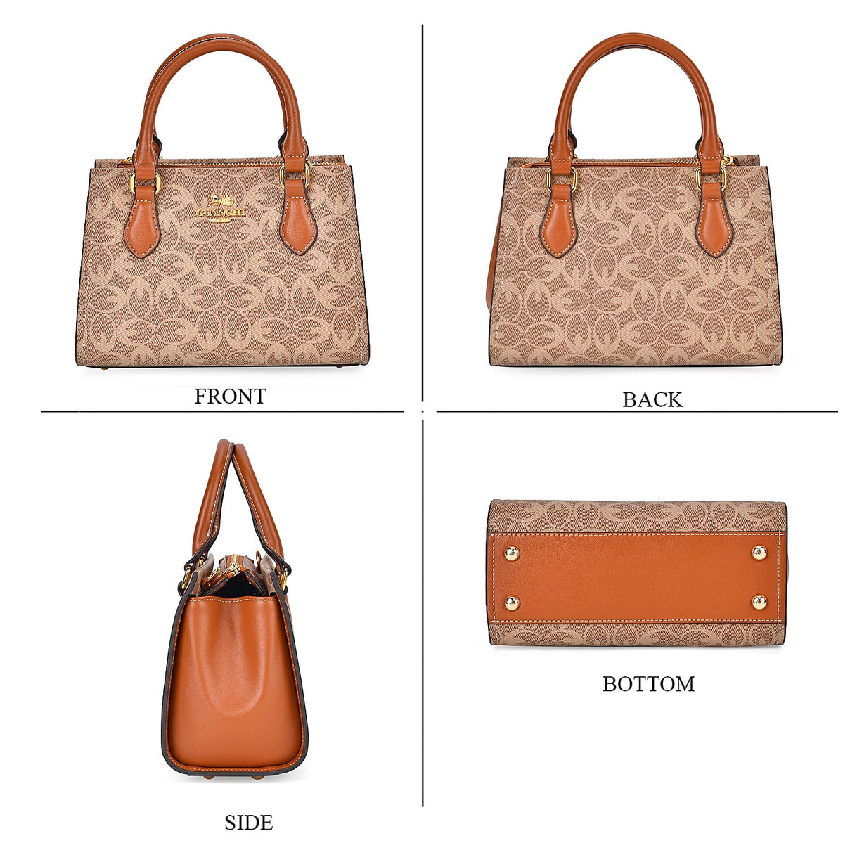 Guanchi Crossbody Bag with Handle Drop - Brown 7705149 3