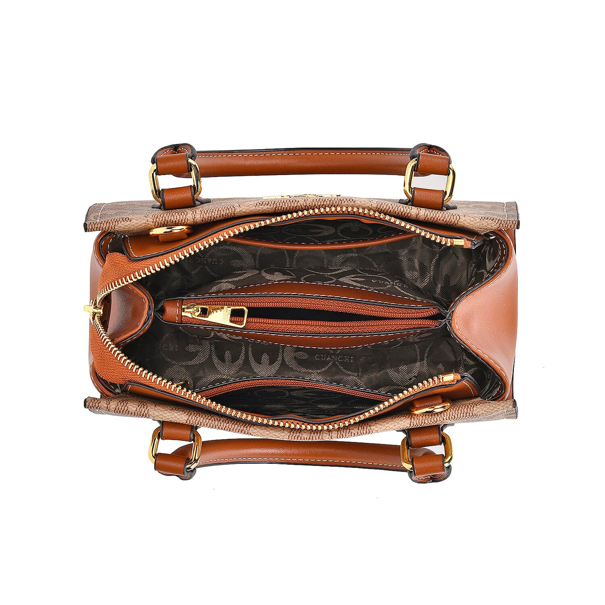 Guanchi Crossbody Bag with Handle Drop - Brown 7705149 4