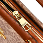 Guanchi Crossbody Bag with Handle Drop - Brown