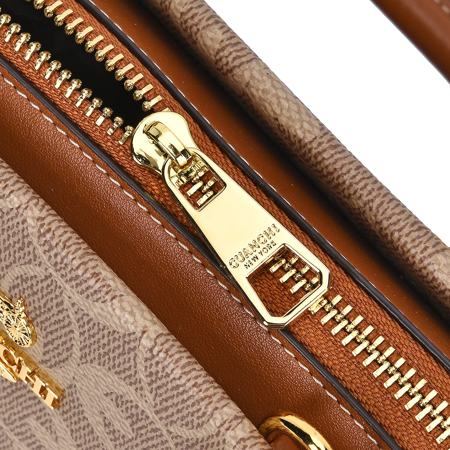 Guanchi Crossbody Bag with Handle Drop - Brown 7705149 5